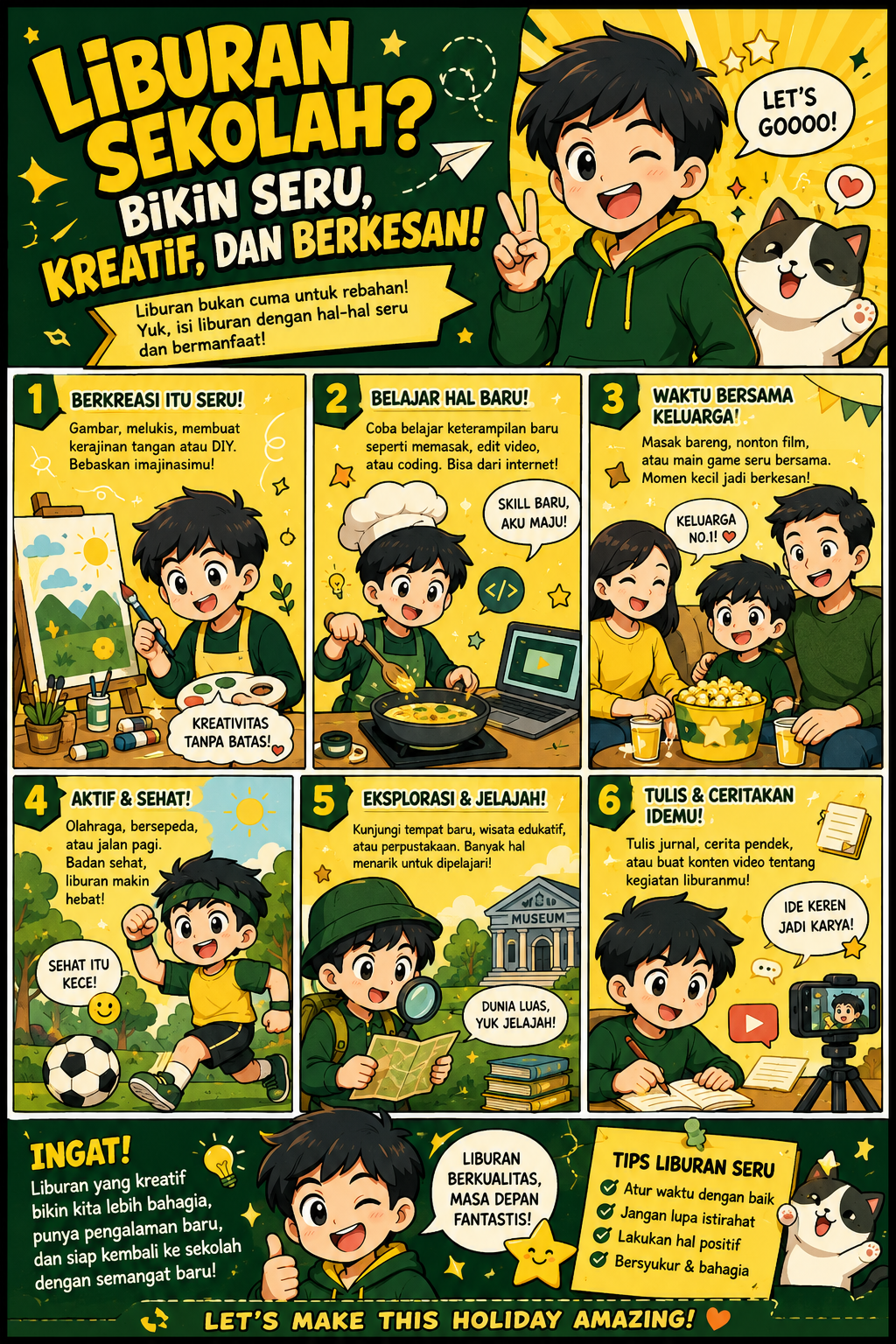 Menikmati Liburan Sekolah dengan Penuh Kreativitas dan Menyenangkan