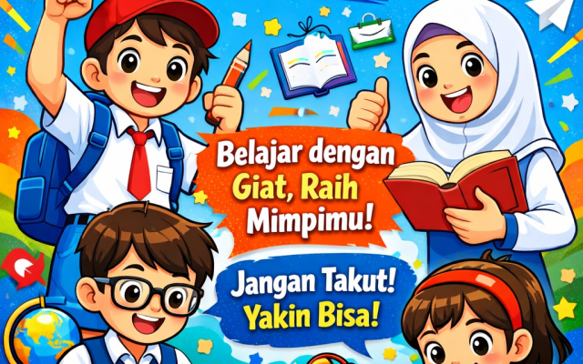 Semangat Menghadapi Ujian TKA, Siswa SMPN 4 Kamal Siap Berprestasi