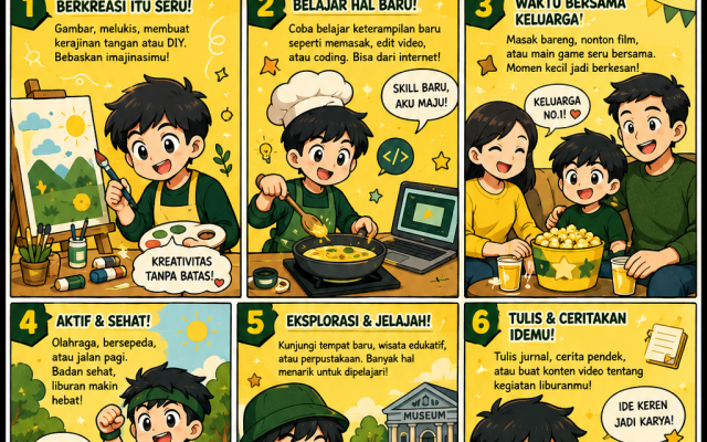 Menikmati Liburan Sekolah dengan Penuh Kreativitas dan Menyenangkan